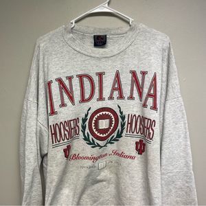Vintage GS Sport Indiana Hoosiers Made in USA Crewneck Sweatshirt Size XL